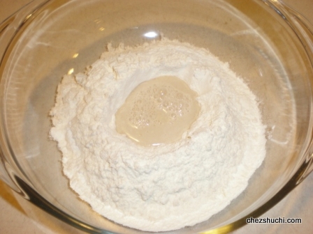 active yeast added in the flour